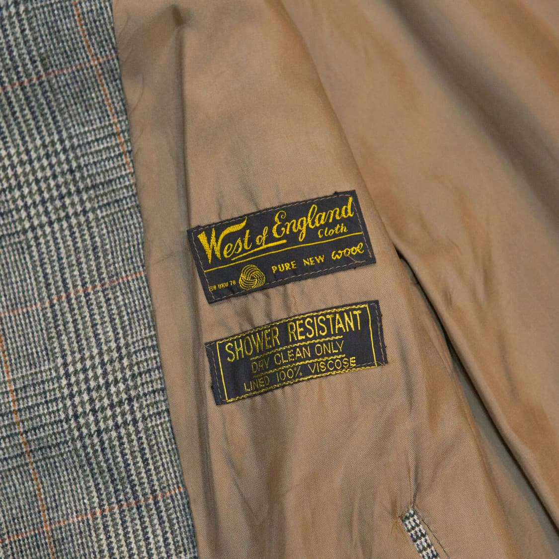 70s Dunn&co 하운드투스 울 맥코트 [Made in England 상품이미지9