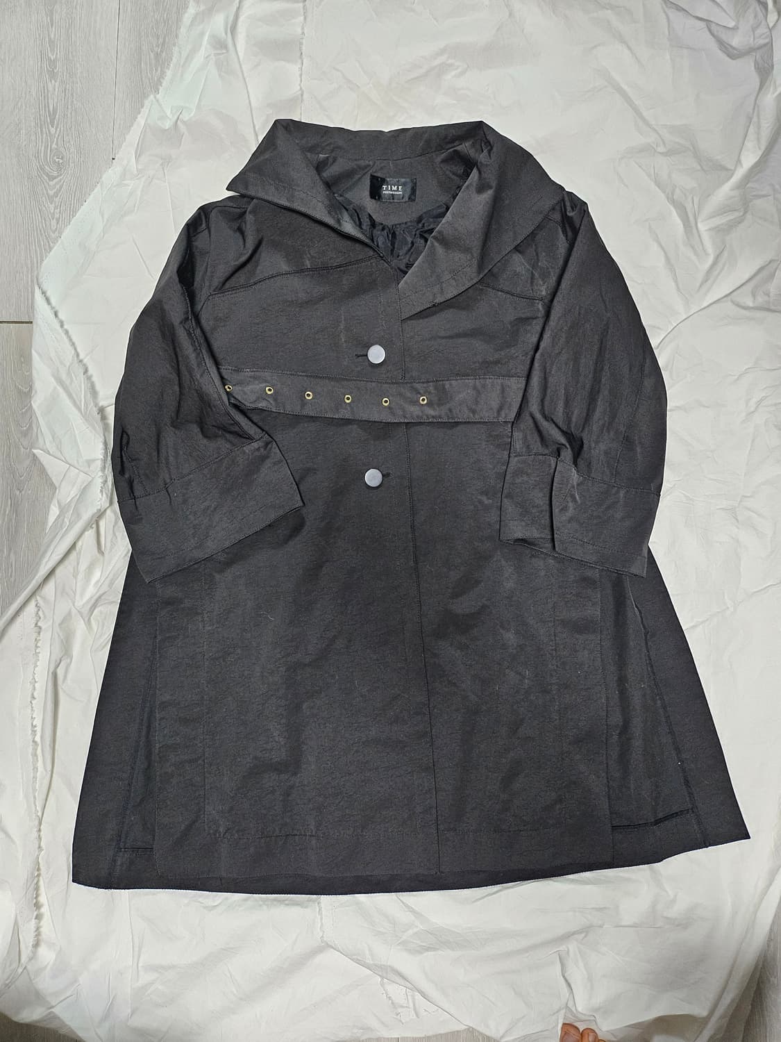 타임 블랙 하프코트 자켓 55 상품이미지1