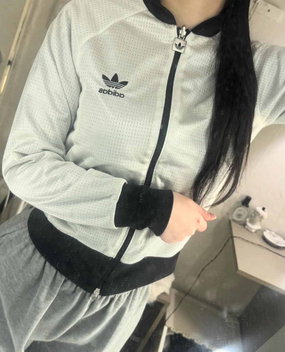 대장 흰검 희귀 양면 아디다스 파이어버드 리버시블 매쉬 져지 🤍🖤 상품이미지2