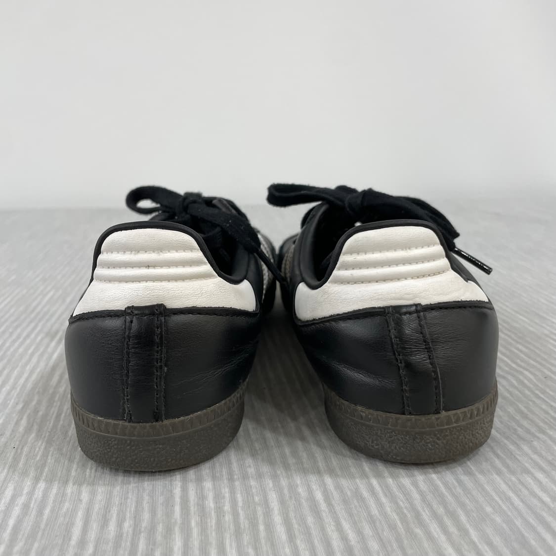 613) 아디다스 삼바 레더 코어 블랙 240mm 상품이미지4