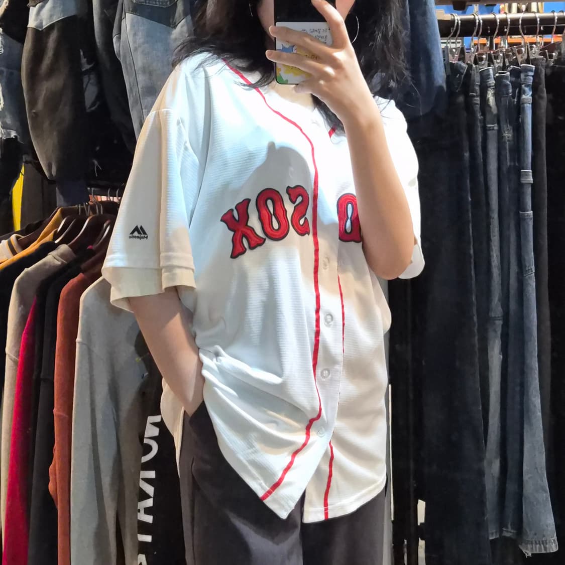 [NO.9] MLB 보스턴 레드삭스 반팔 유니폼 상품이미지3