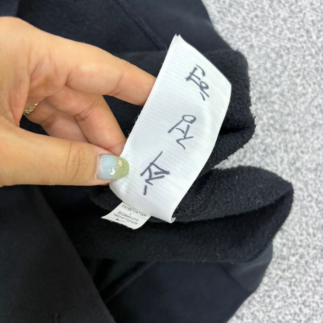 L 나이키 후드 집업 저지 자켓 0616J2 상품이미지6