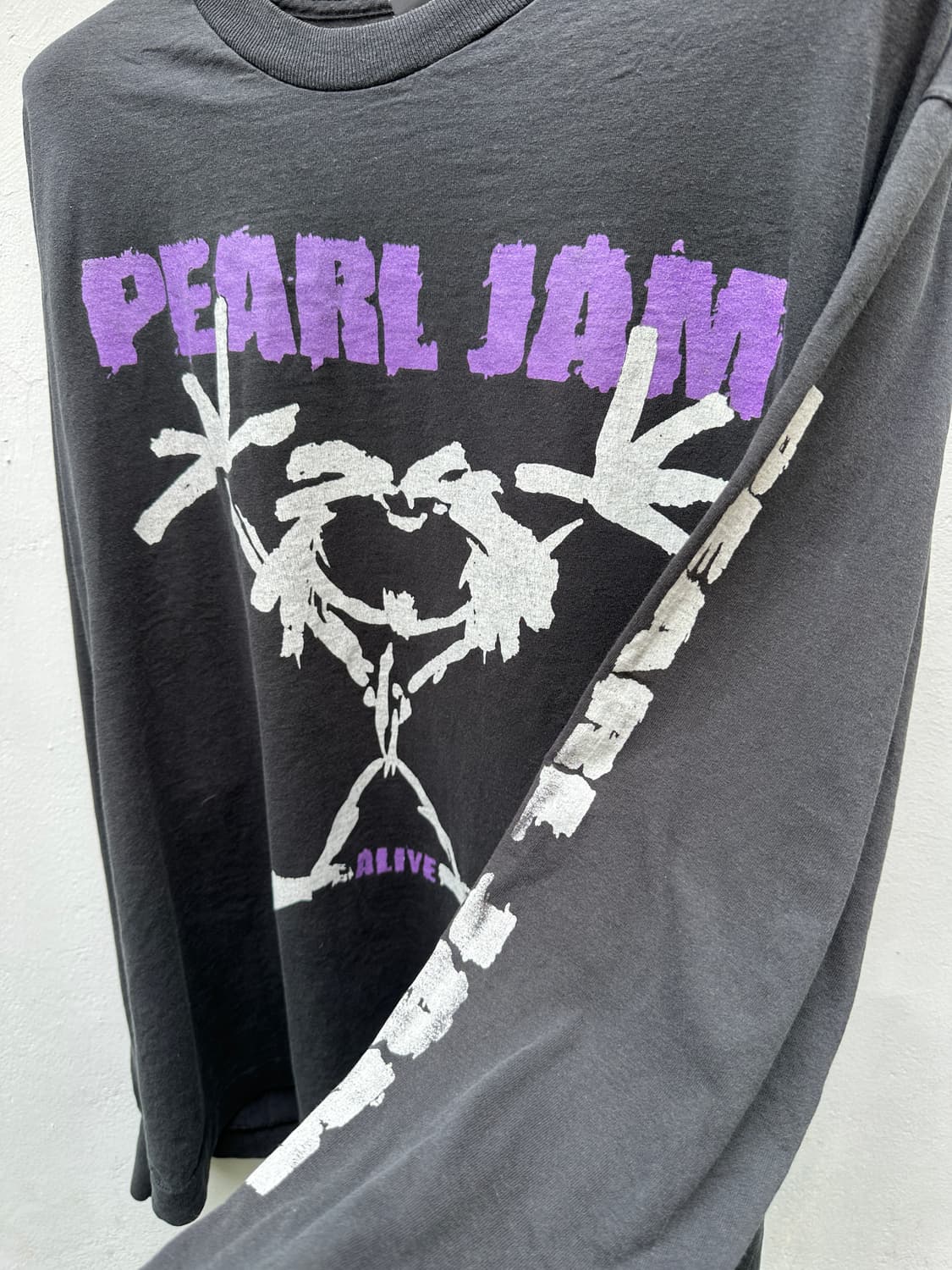 90s og pearl jam alive 롱슬리브 밴드티 상품이미지2