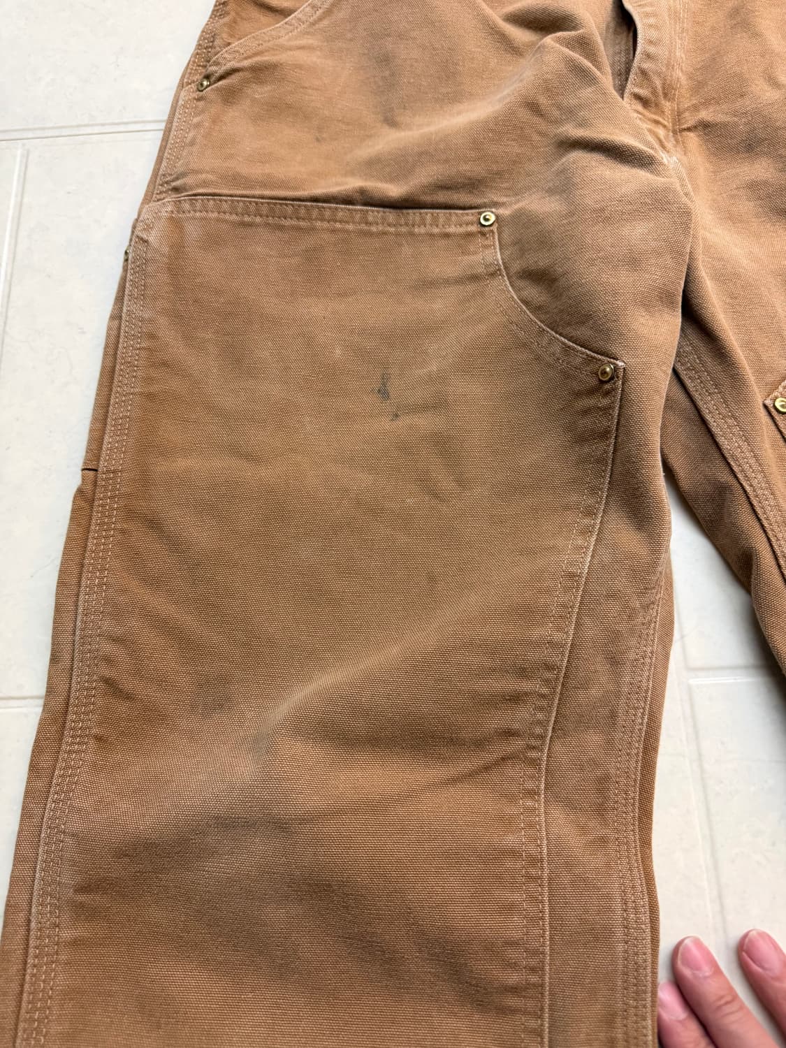 칼하트 더블니 브라운 36x30 상품이미지3