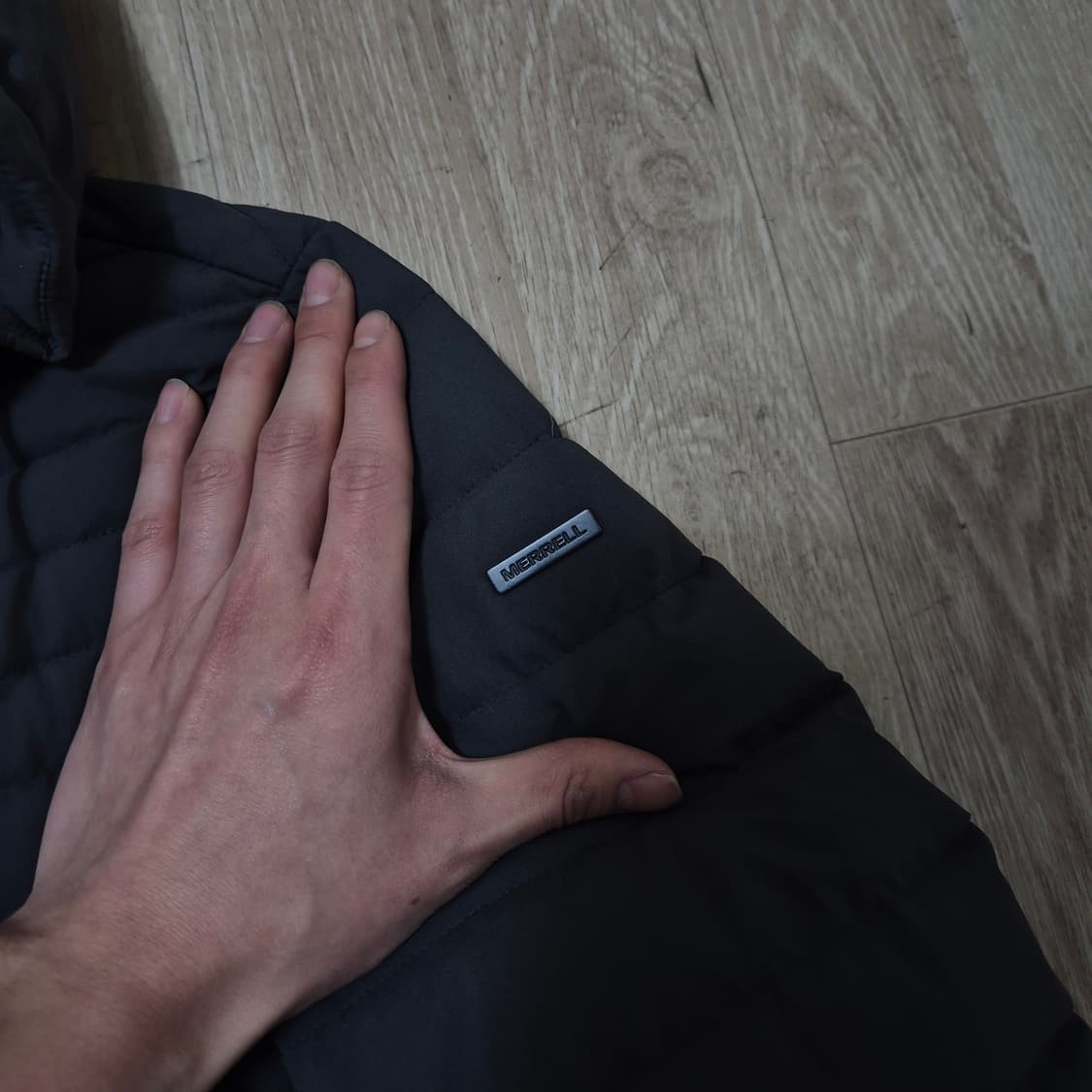 머렐 여성 라이트 다운 후드 경량 롱패딩 점퍼 S(90) 상품이미지4