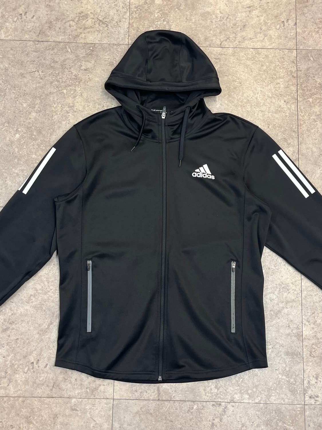 아디다스 후드집업 블랙 M #csz3489 상품이미지4