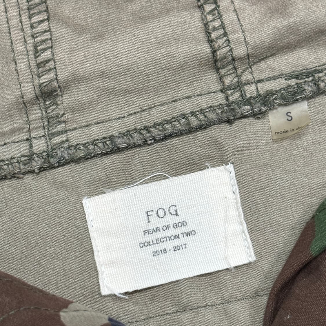 피오갓 og 팍선 카모 후드 아노락 S(100) 상품이미지7