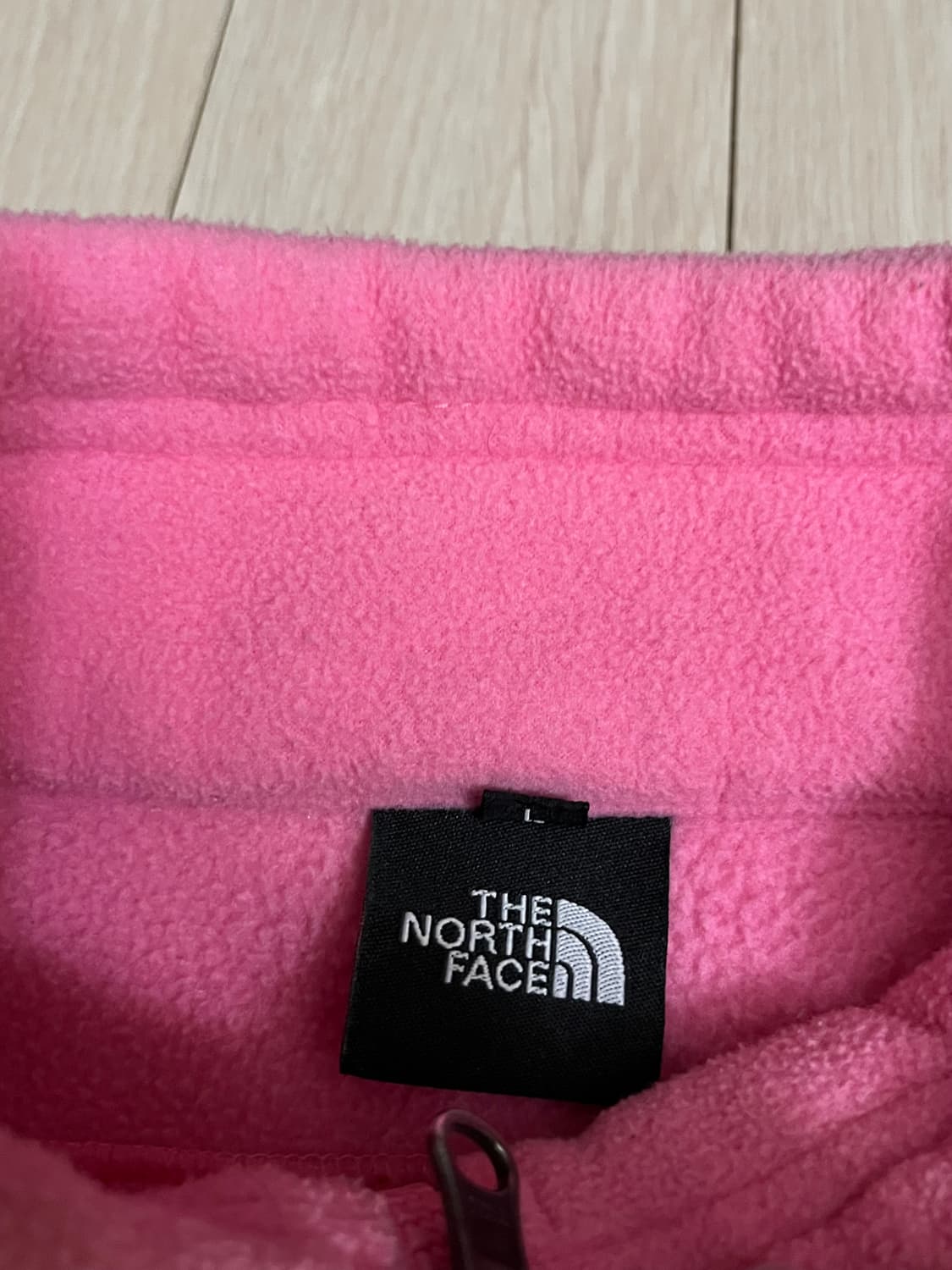 노스페이스 핑크 후리스 플리스 집업 y2k 상품이미지5