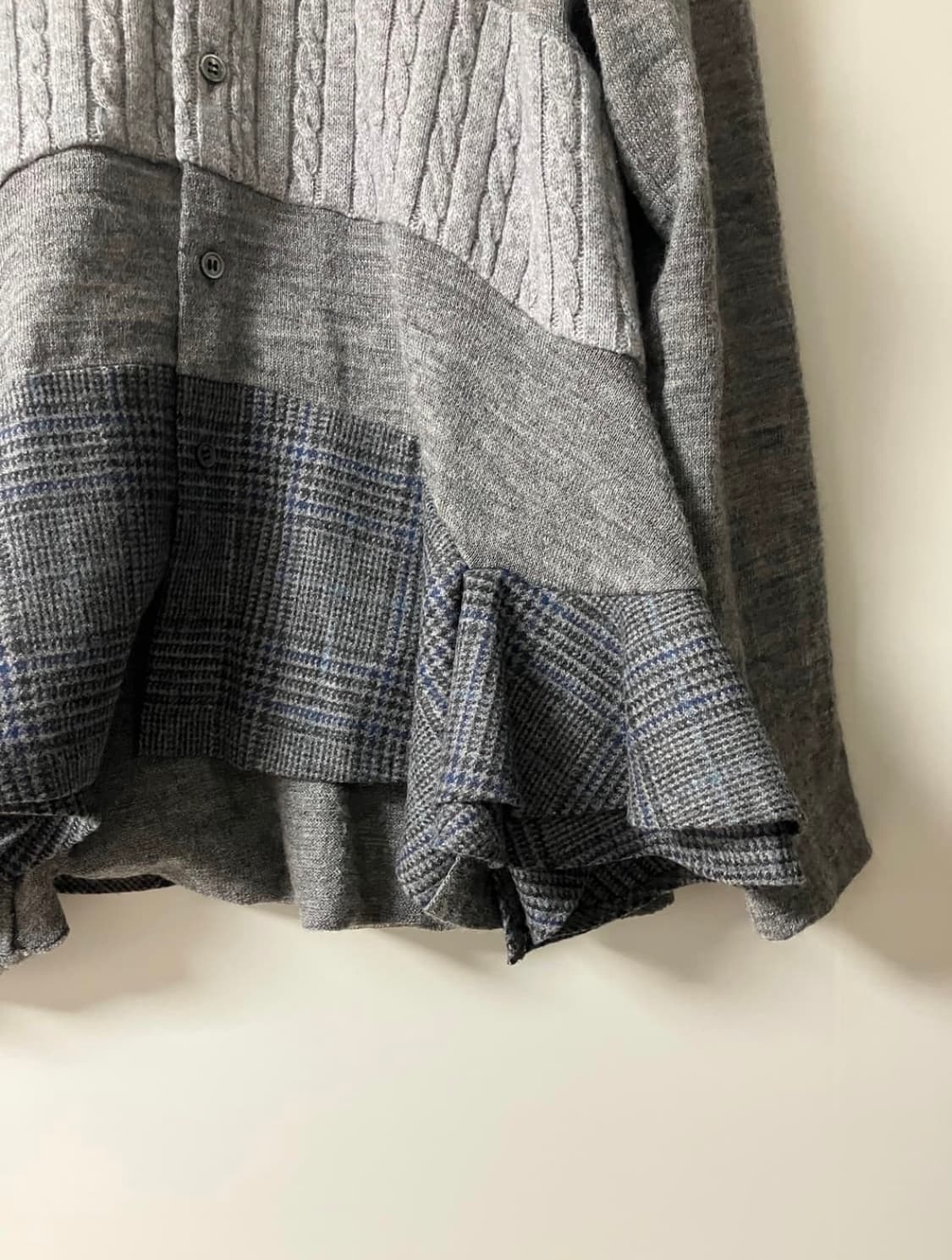 트리콧 꼼데가르송 러플 가디건 상품이미지3