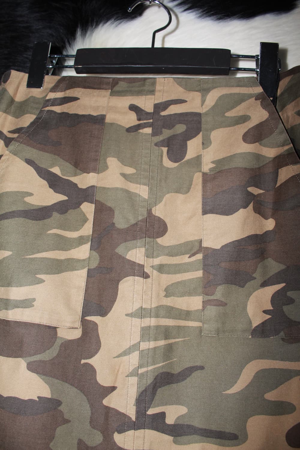 Vintage Camo Pattern Skirt 상품이미지5