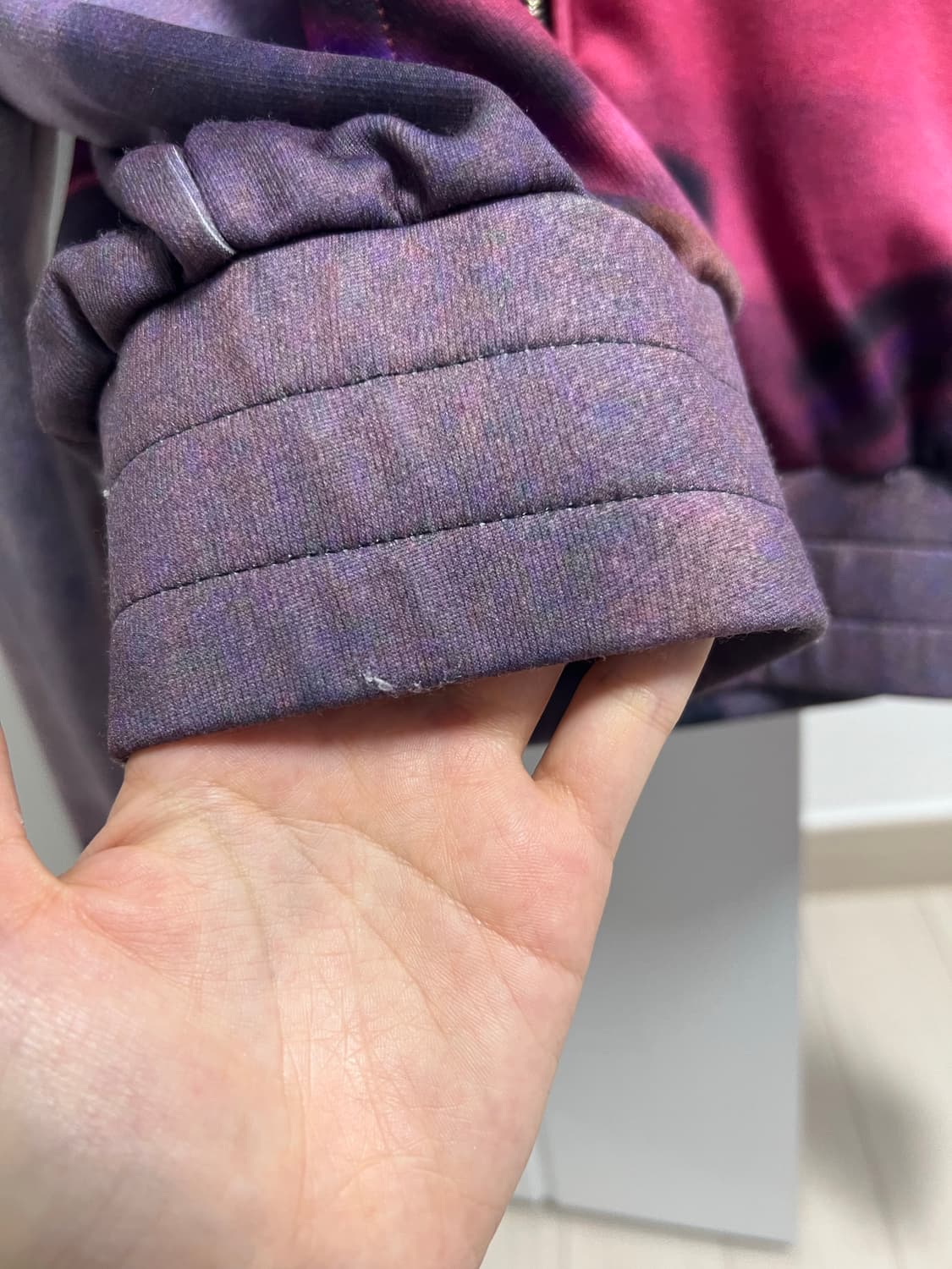 씬 seen 엄브렐라 크롭 후드집업 버건디 상품이미지4