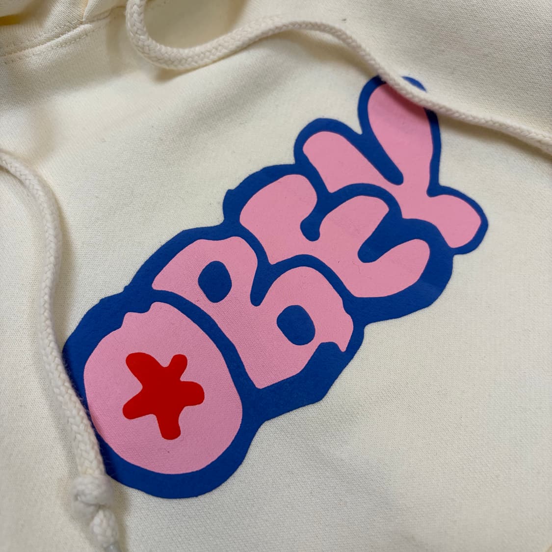 obey 오베이 우먼스 크롭 기모후드  상품이미지3