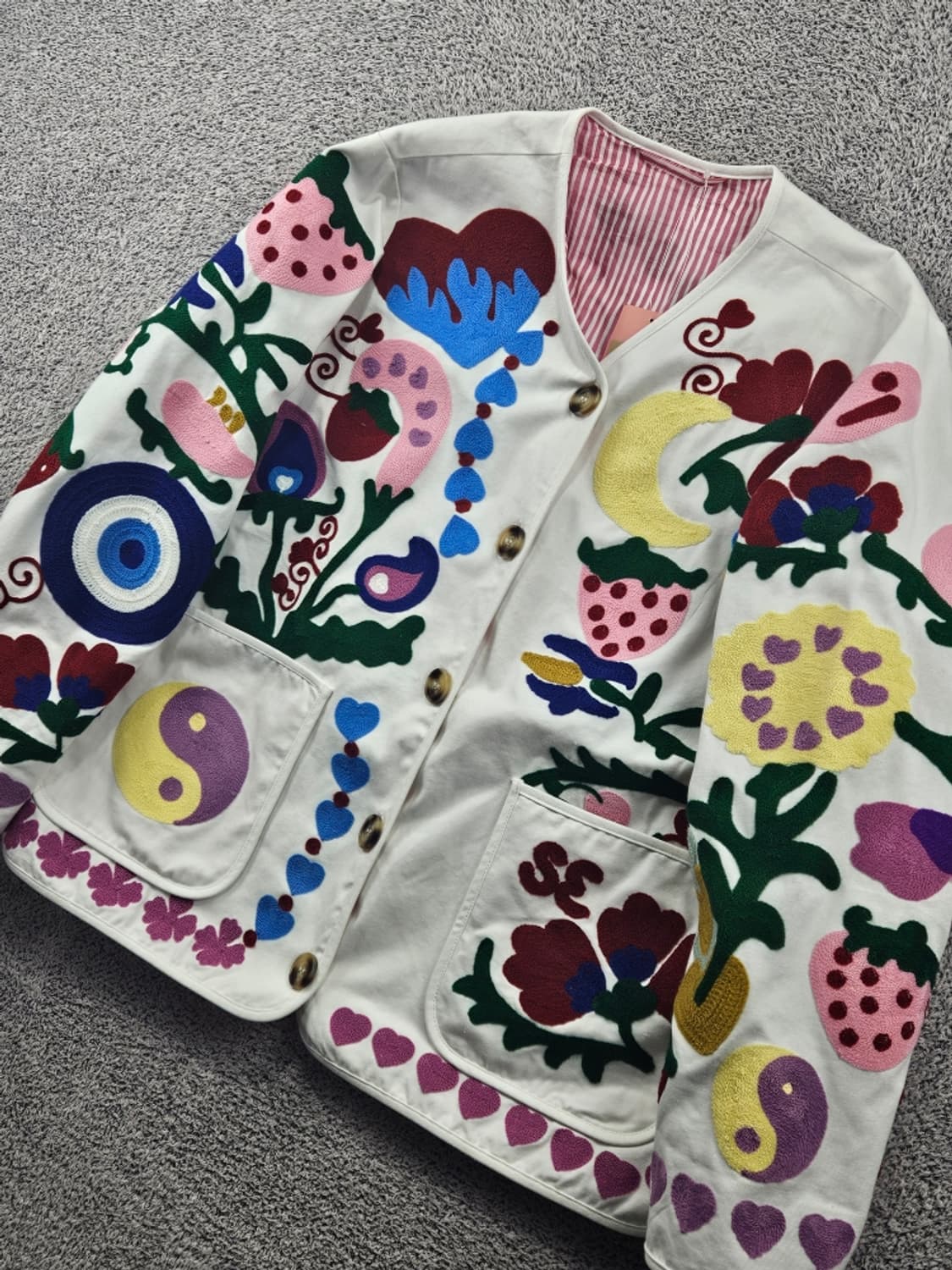 빈티지 플라워 엠브로이드 자켓 ( S ) / 11533 상품이미지8