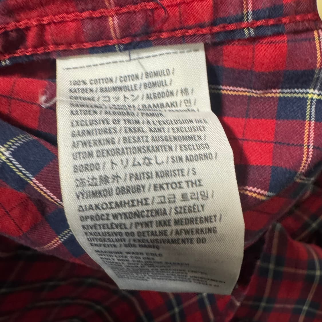 아베크롬비 체크 셔츠 남방 상품이미지6