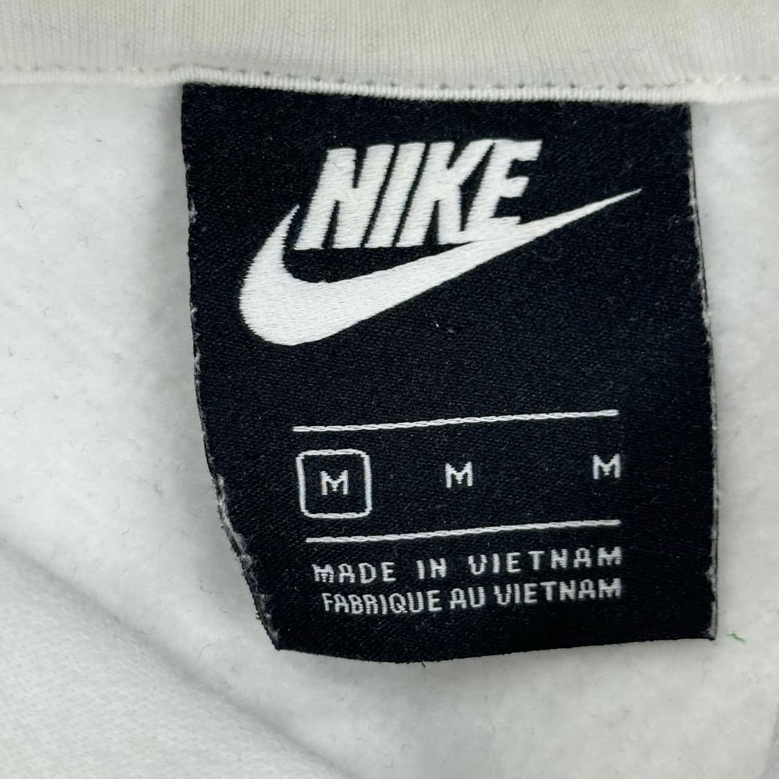 나이키 센터 스우시 화이트 후드티 (M) 상품이미지6