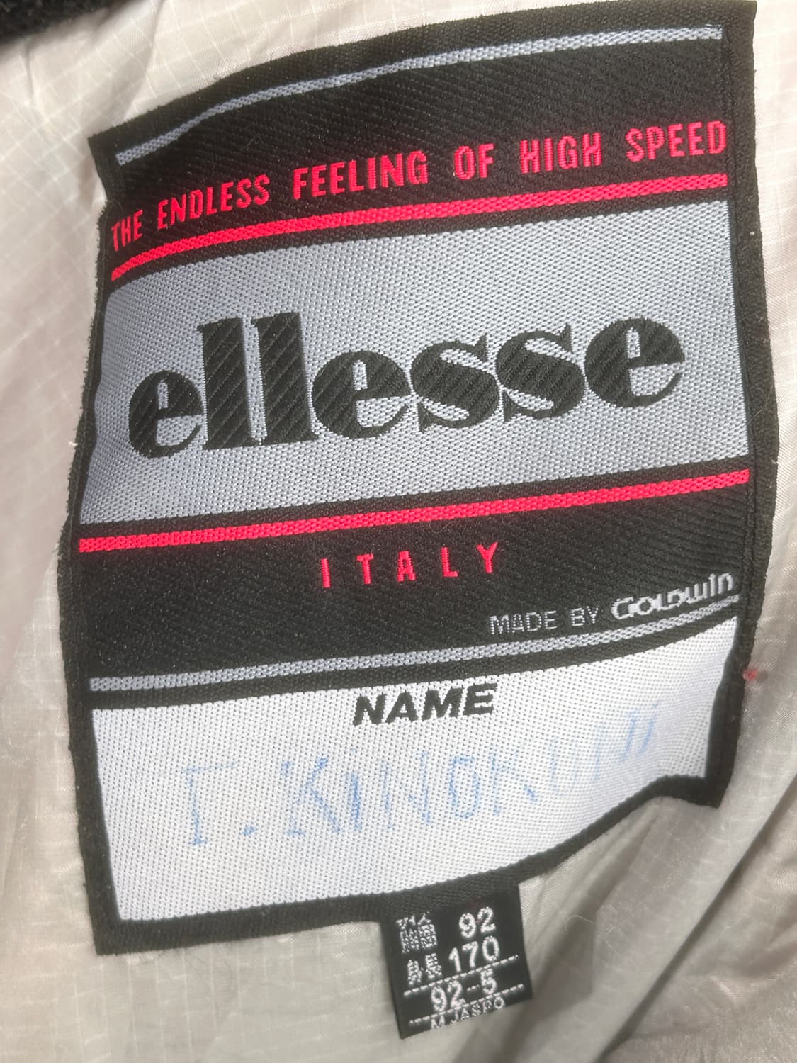 Ellesse 레이싱 자켓 Italy  상품이미지10