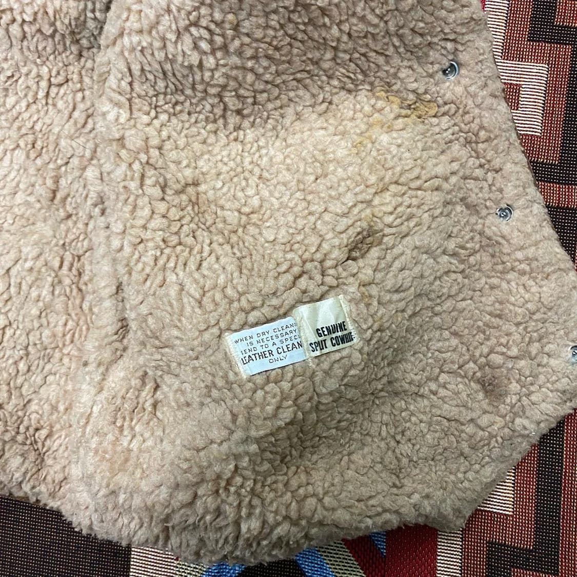 70s JCPENNY cowhide vest 상품이미지6