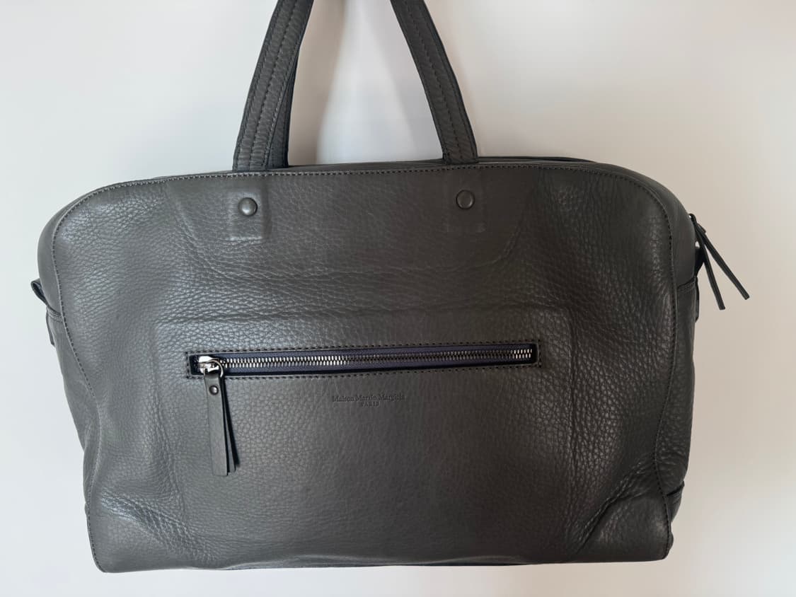 (정품) 메종 마르지엘라 그레이 가죽 가방 상품이미지3