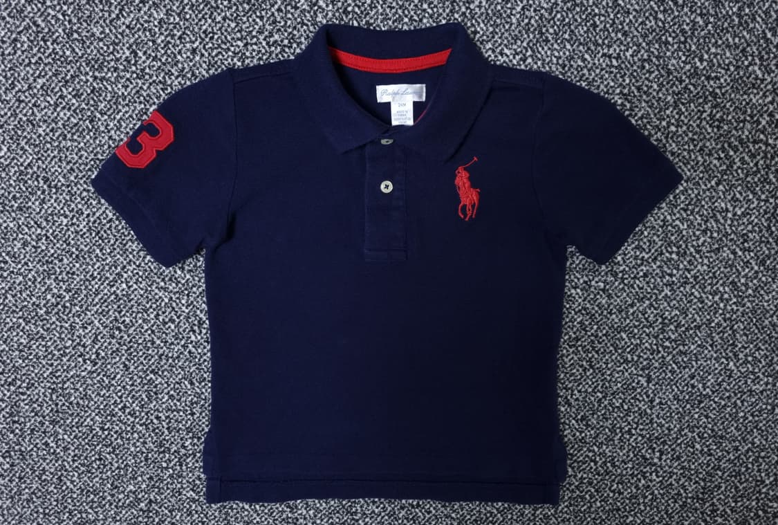 [무료배송][90]폴로 키즈 피케 반팔티 카라티 상품이미지1