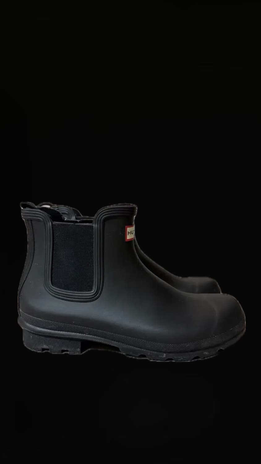 헌터 첼시 레인부츠 블랙 상품이미지2