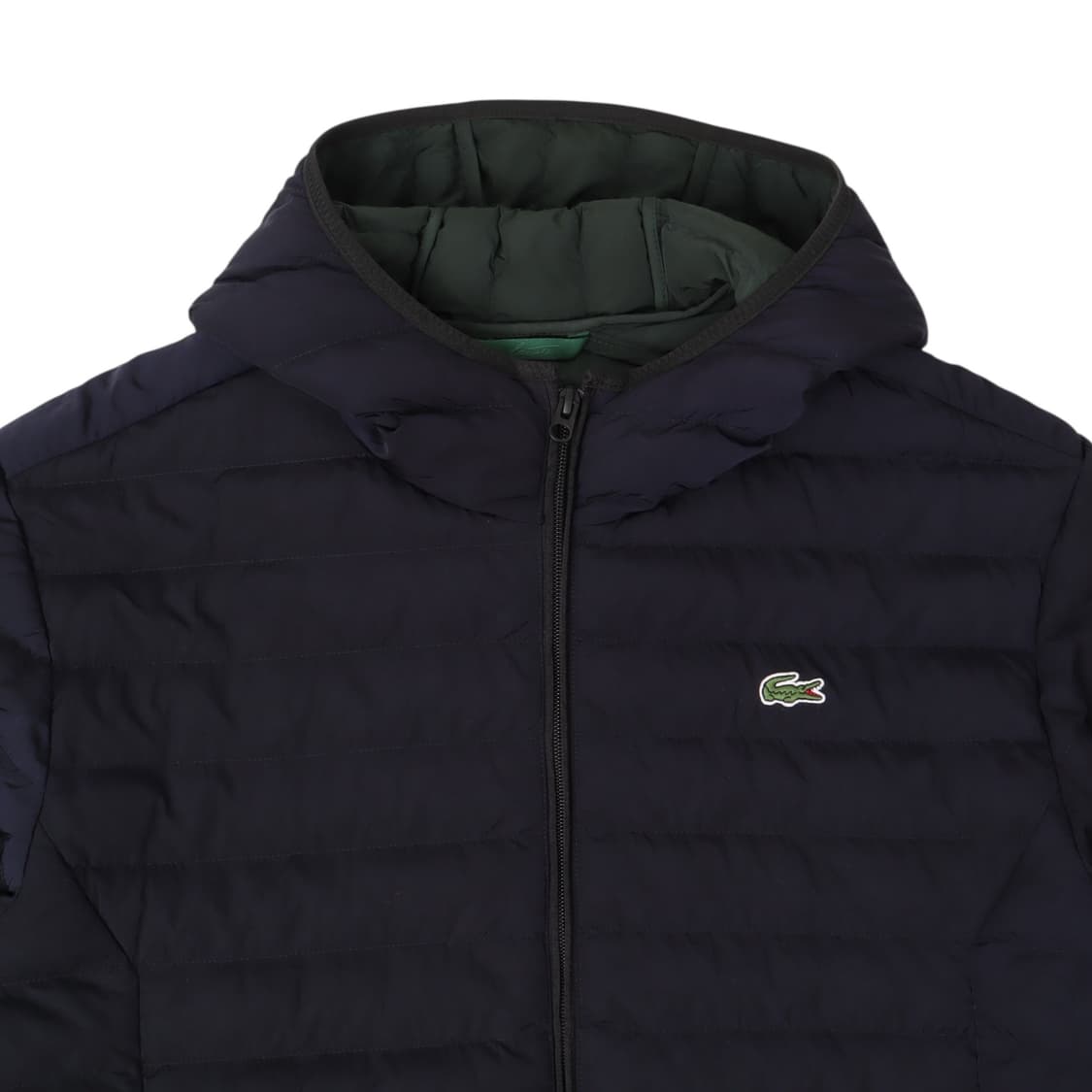 라코스테 후디 나일론 네이비 경량패딩 상품이미지2