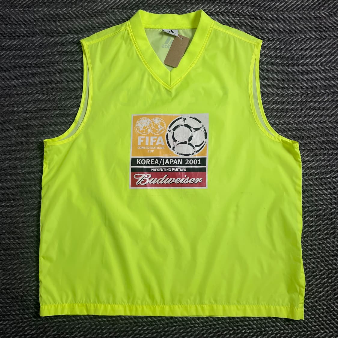아디다스 2001 FIFA 한일 컨페더레이션스 컵 형광 베스트o 4652 상품이미지1