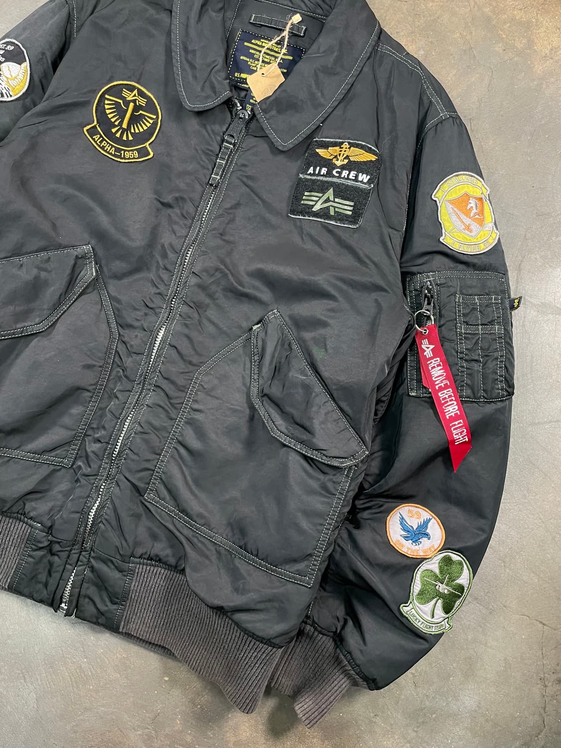 알파인더스트리 패치 cwu-45 항공점퍼 상품이미지3
