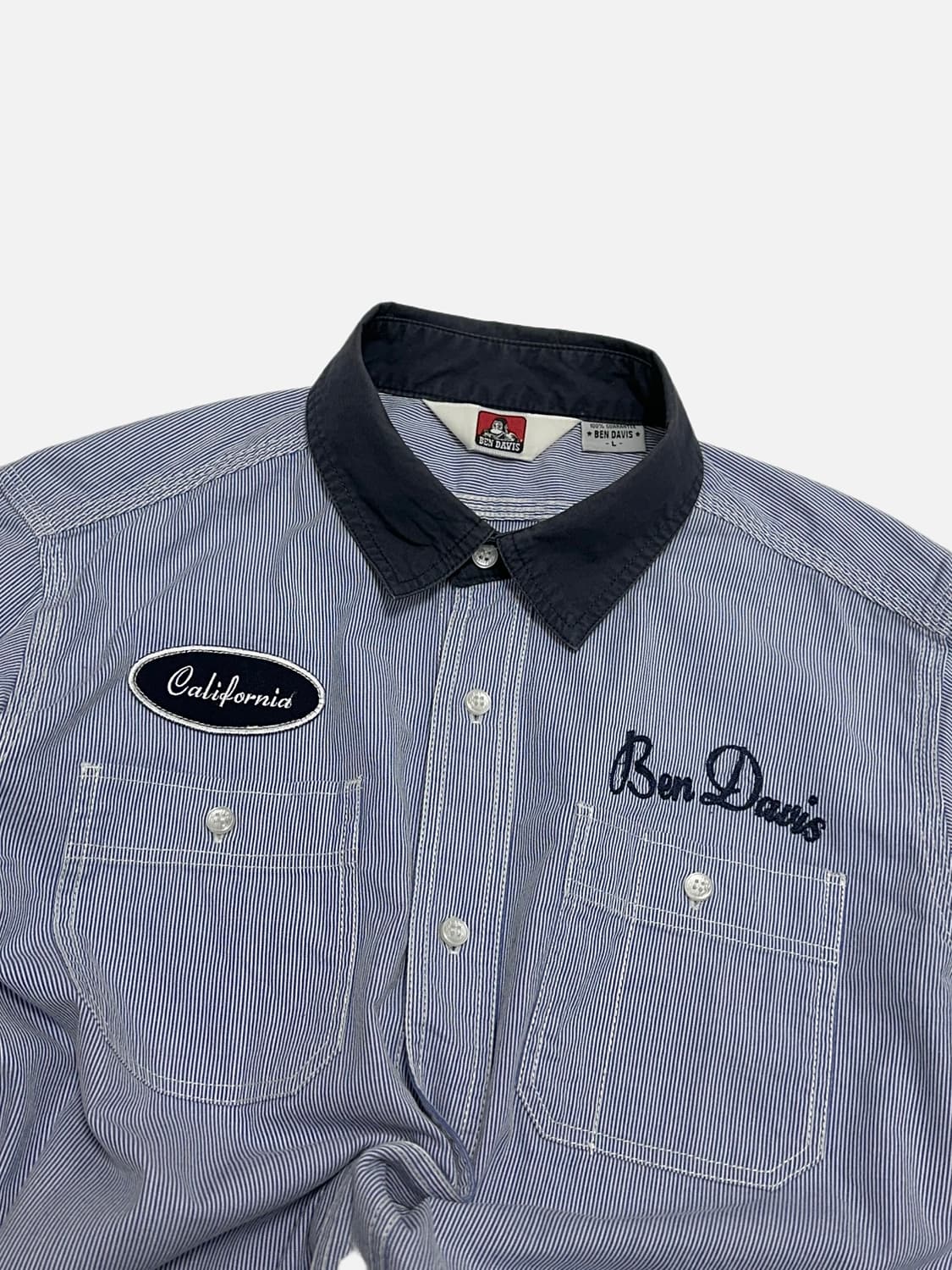 벤데이비스 스트라이프 워크 셔츠 상품이미지3