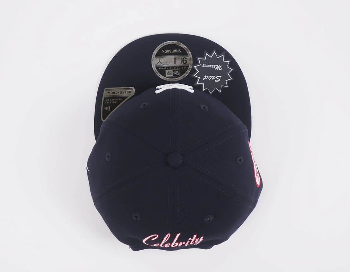 [새상품/F] 세인트미카엘 x 뉴에라 셀러브리티 모자 캡 네이비 상품이미지6
