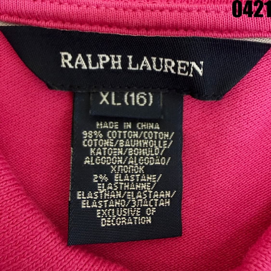 RALPH LAUREN 여성용 폴로 원피스 XL 0421 상품이미지4