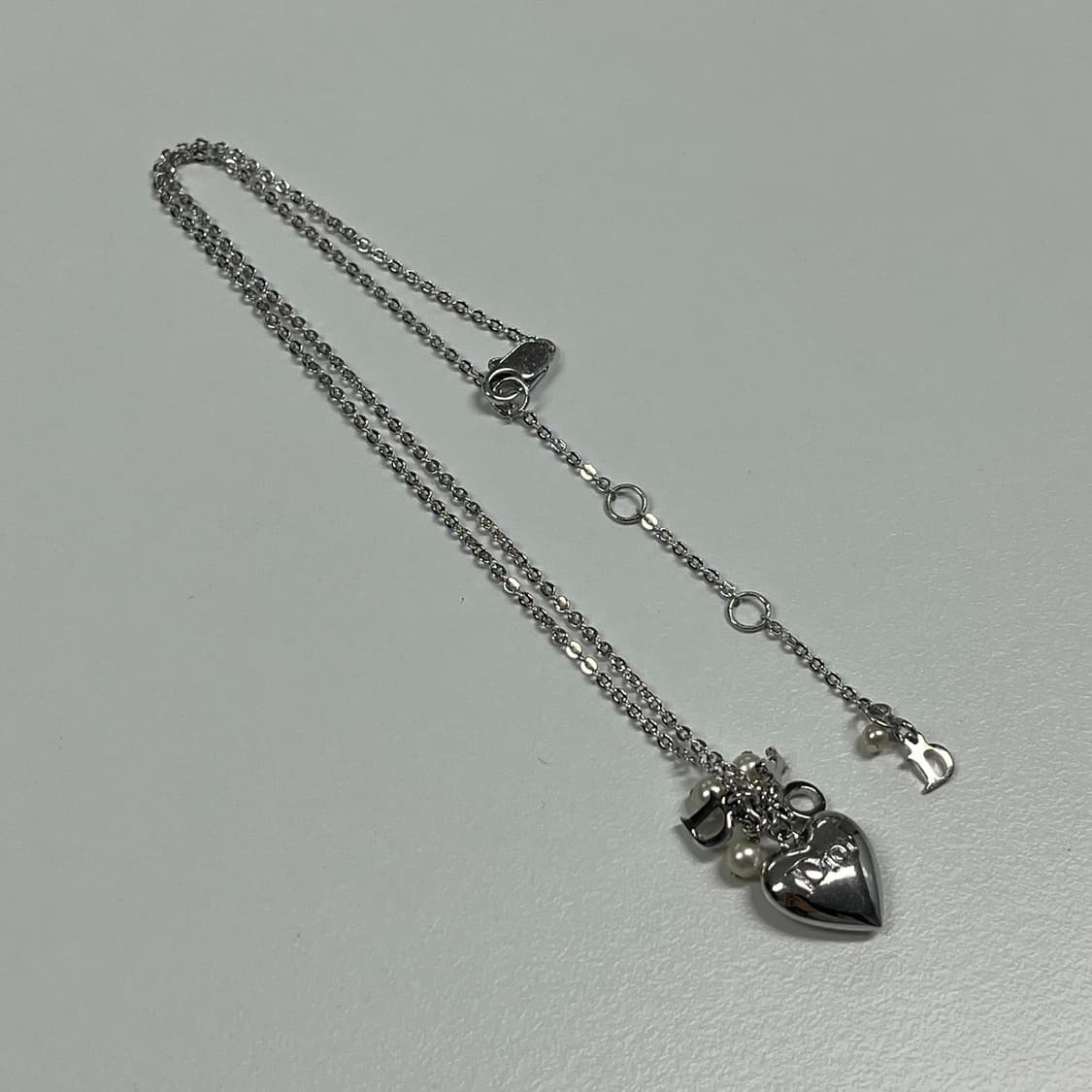 디올 하트통통 진주 목걸이 상품이미지7