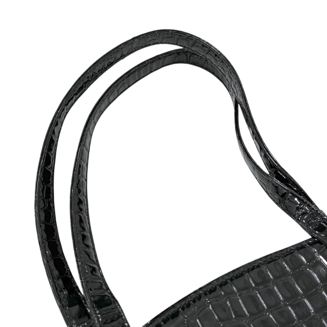 준야와타나베 크로크형압 가죽 라운드 토트백 상품이미지7