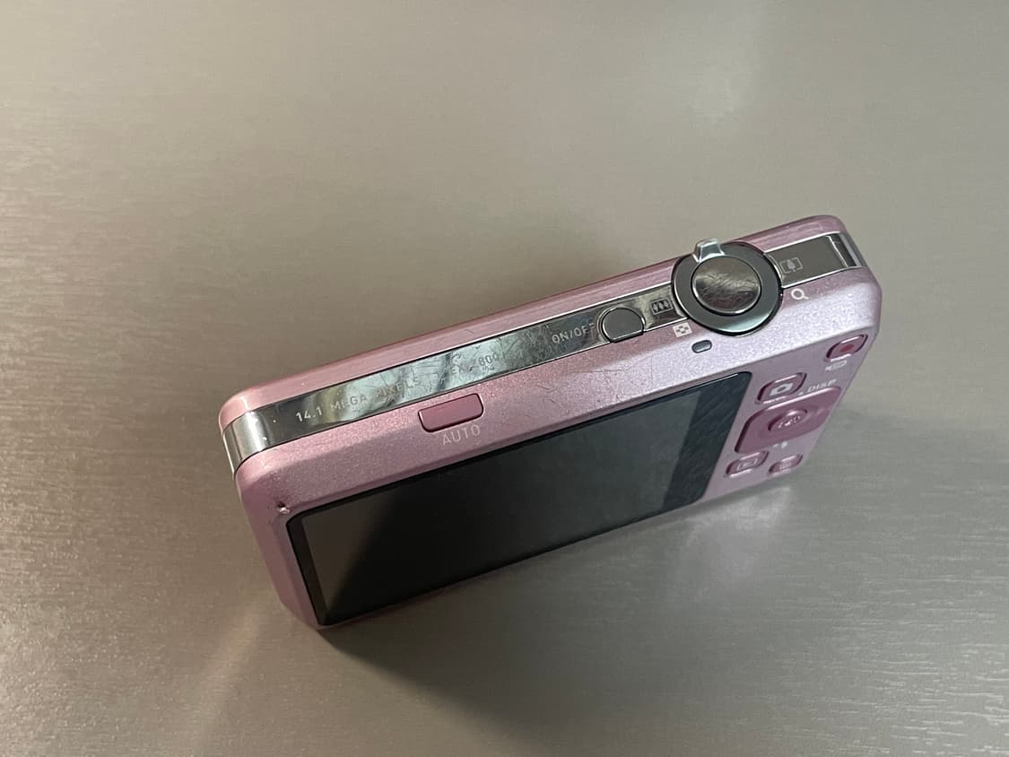 작례 o) 카시오 엑슬림 z800 핑크 casio ex-z800 풀박 상품이미지3