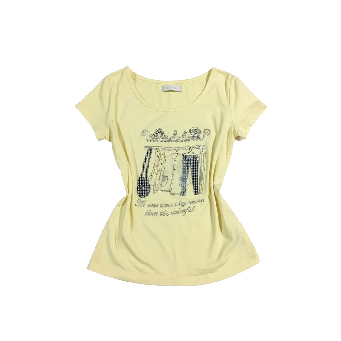 세실맥비 레몬 비즈 반팔티셔츠 상품이미지1