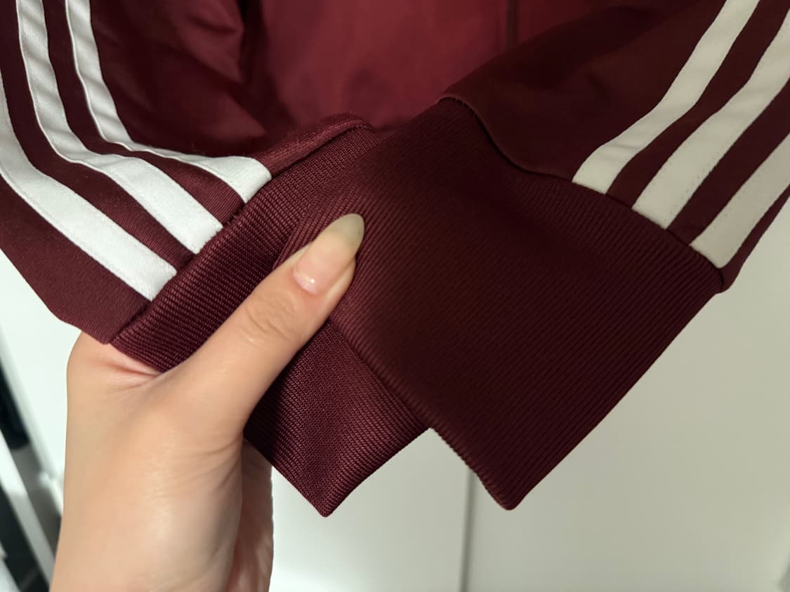 아디다스 아디컬러 파이어버드 트랙 자켓 쉐도우 레드 (버건디) 상품이미지5