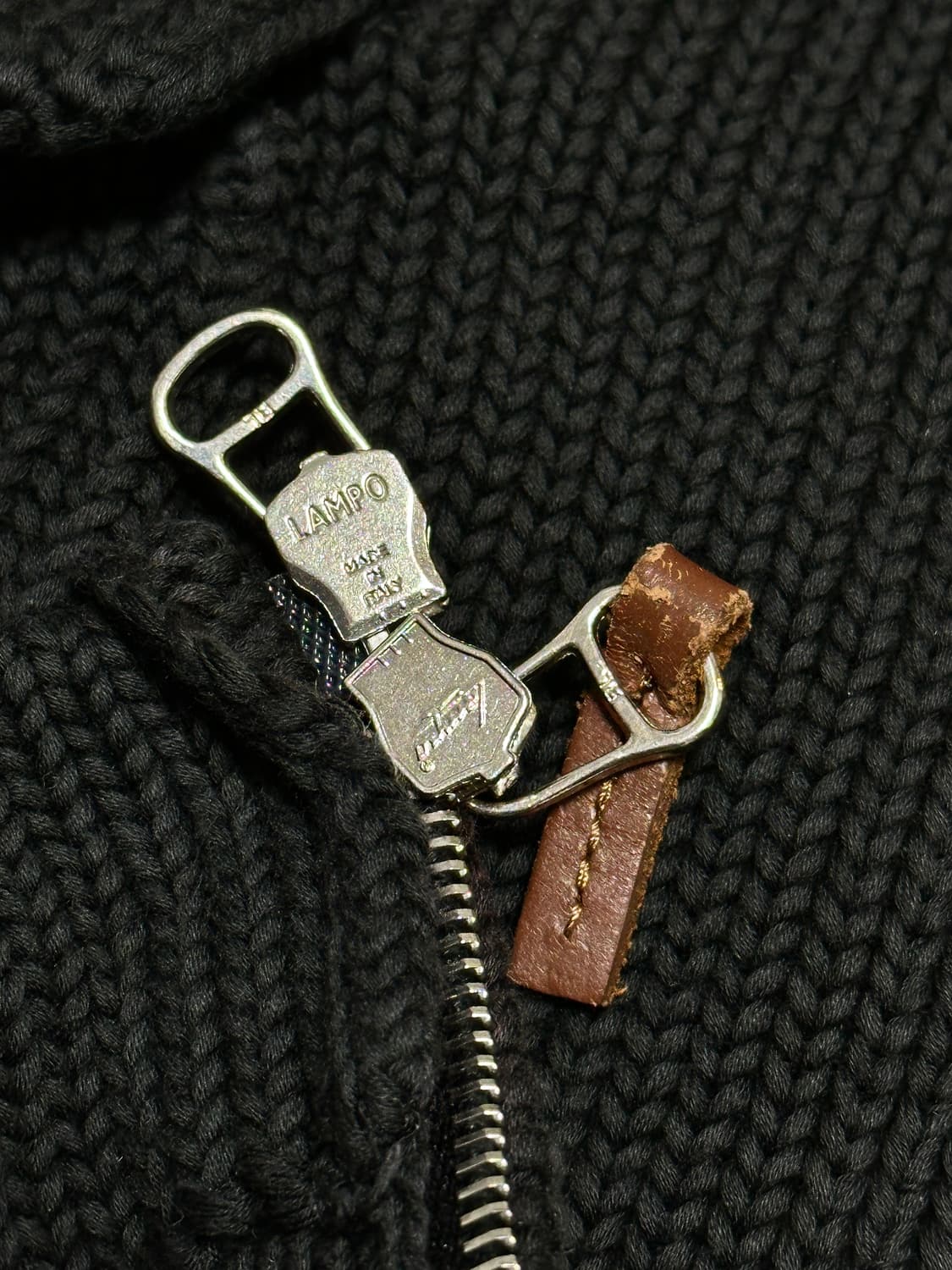 빈티지 폴로 코튼 집업 가디건 with 람포지퍼 상품이미지6