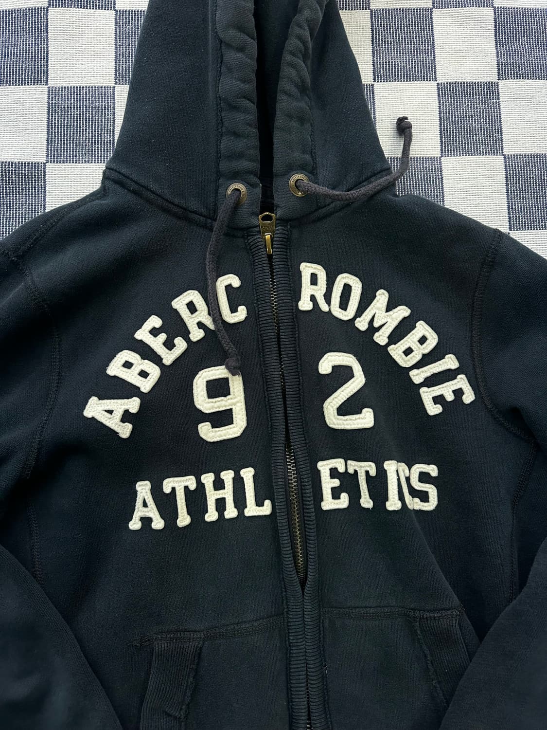 아베크롬비 후드집업 네이비 L 상품이미지2