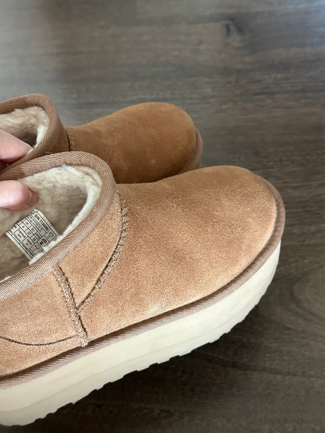 <정품> UGG 미국 어그 울트라 미니 플랫폼 체스트넛 230 US6W  상품이미지5