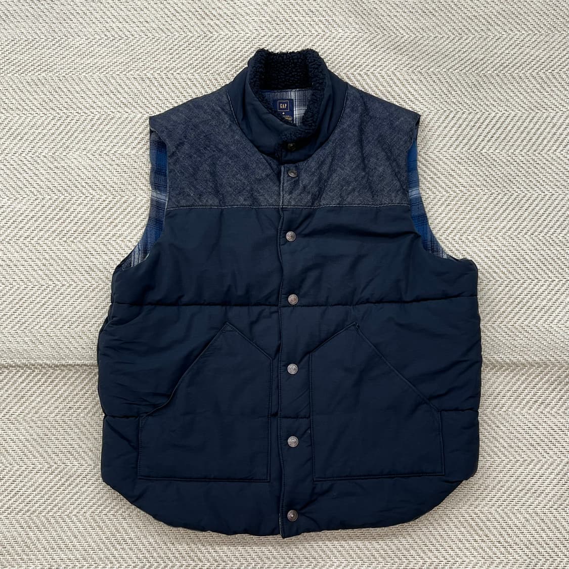 갭x펜들턴 패딩베스트 r2248 상품이미지1