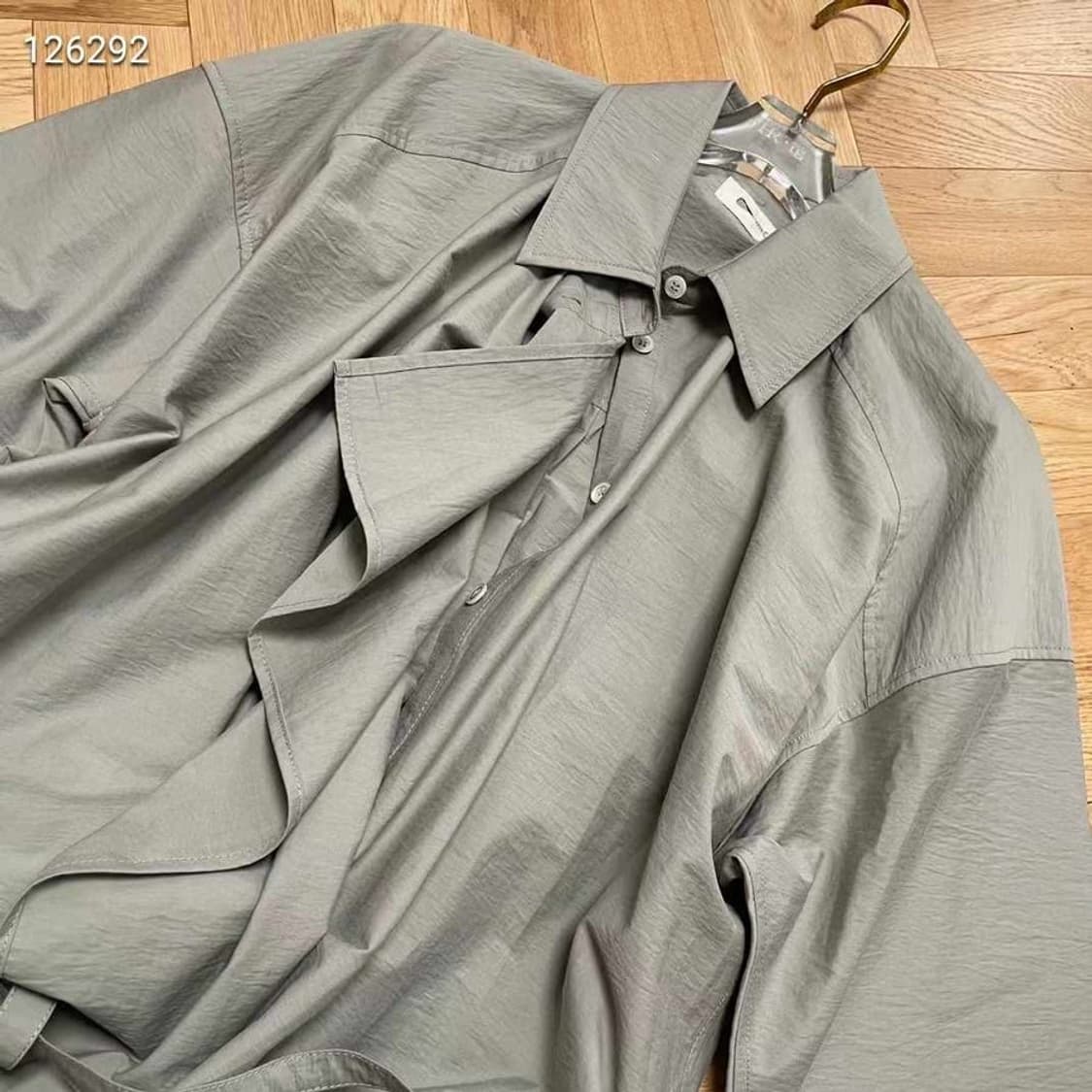 Asymmetrical Shirt Dress 상품이미지3