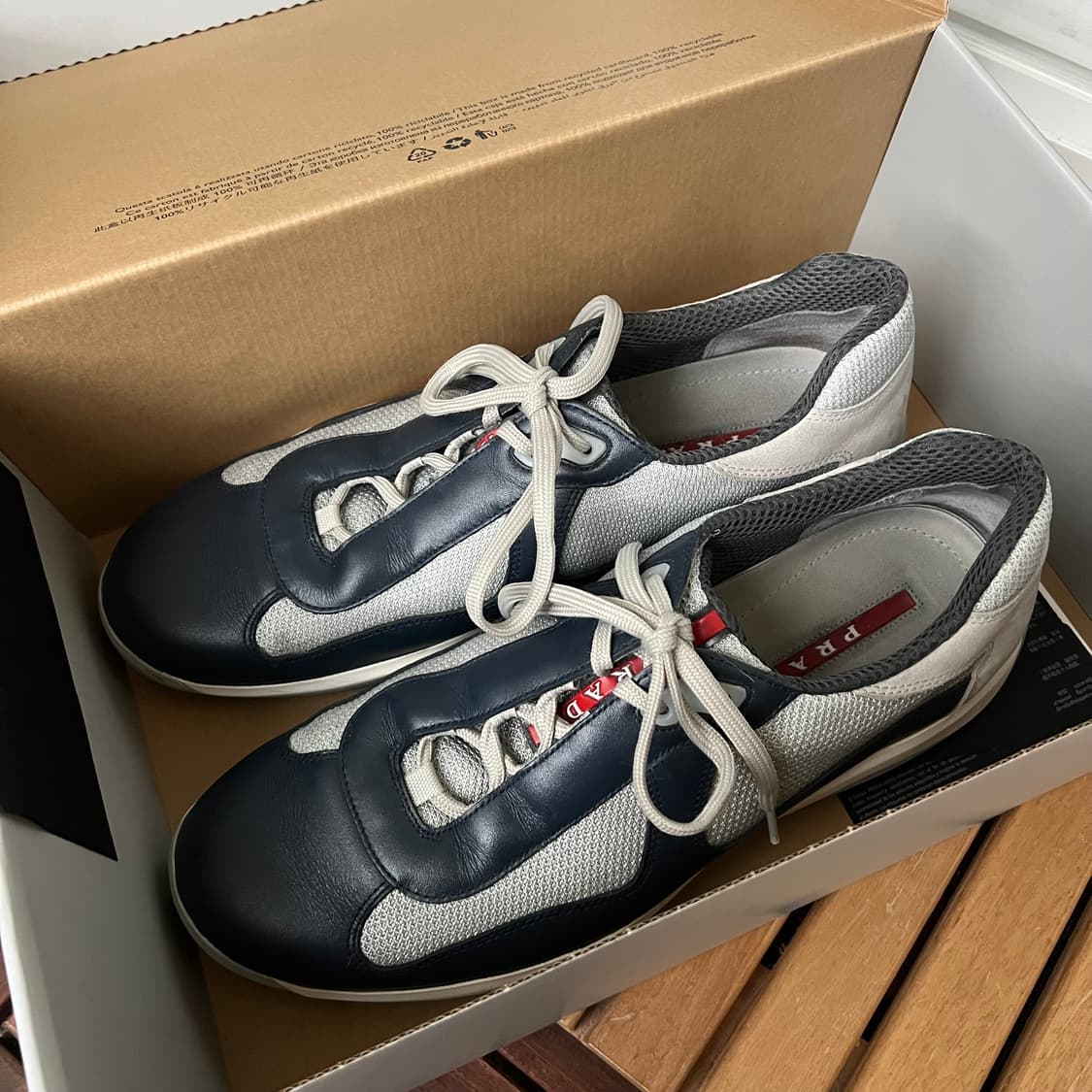 Prada 프라다 남성 아메리카 컵 오리지널 스니커즈 상품이미지7