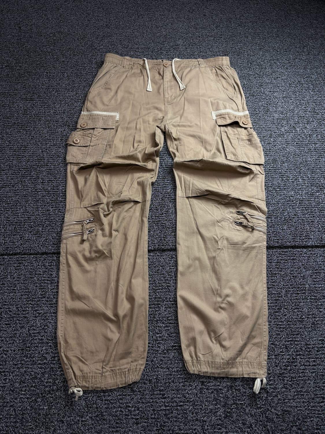 빈티지 Y2K 포켓 디테일 테크니컬 카고 팬츠 2325 상품이미지2