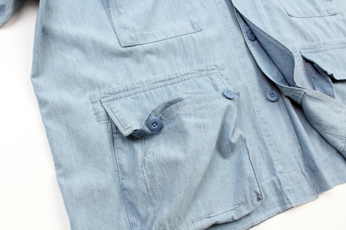 ARMY TWILL  Military Utility Half Shirt  상품이미지5
