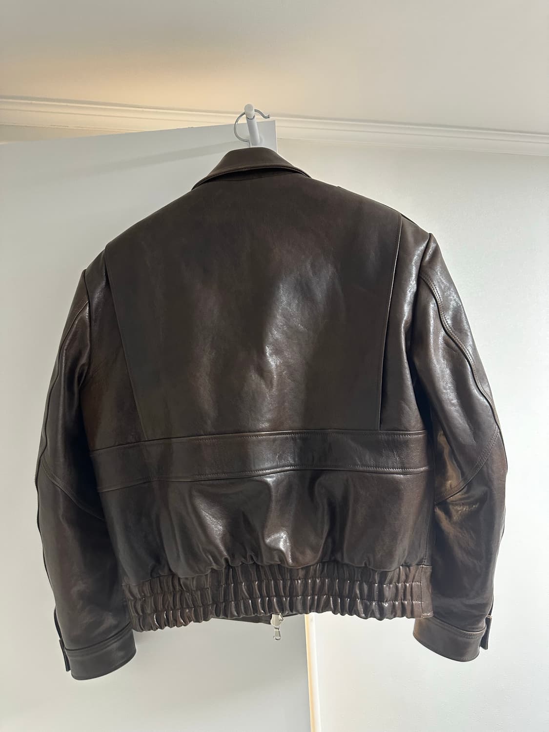 세비지 A2 레더 자켓 브라운 L 상품이미지10