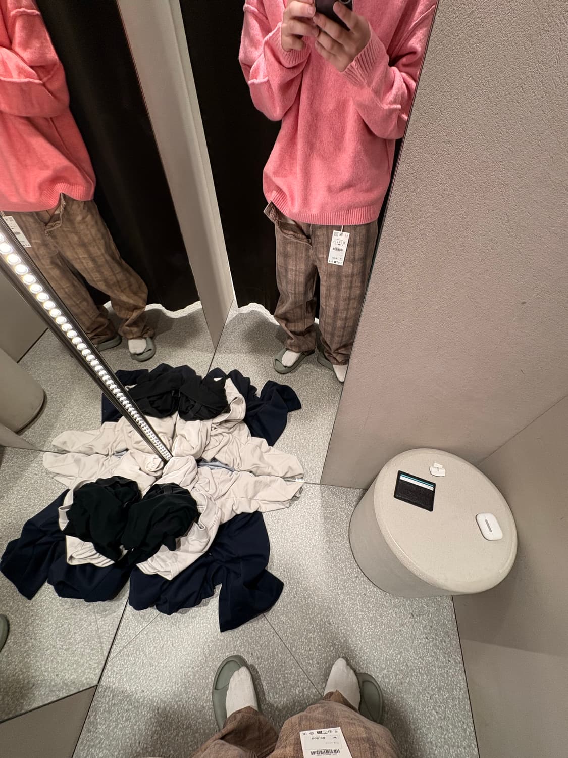 자라 핑크 니트 스웨터 상품이미지2