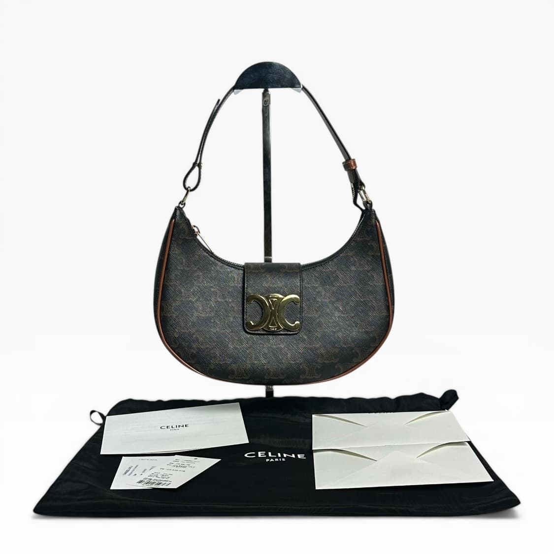 [S급] 셀린느 트리옹프 아바백 숄더백 탄 상품이미지2