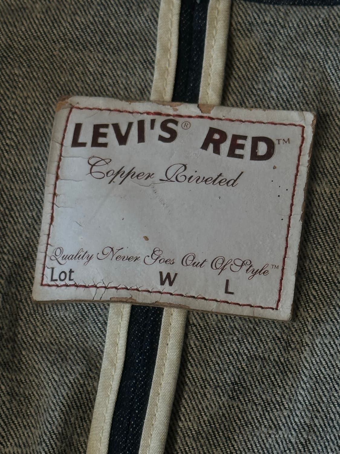 리바이스 RED 05 데님 블레이저 테일러드 자켓 판매해요 상품이미지3