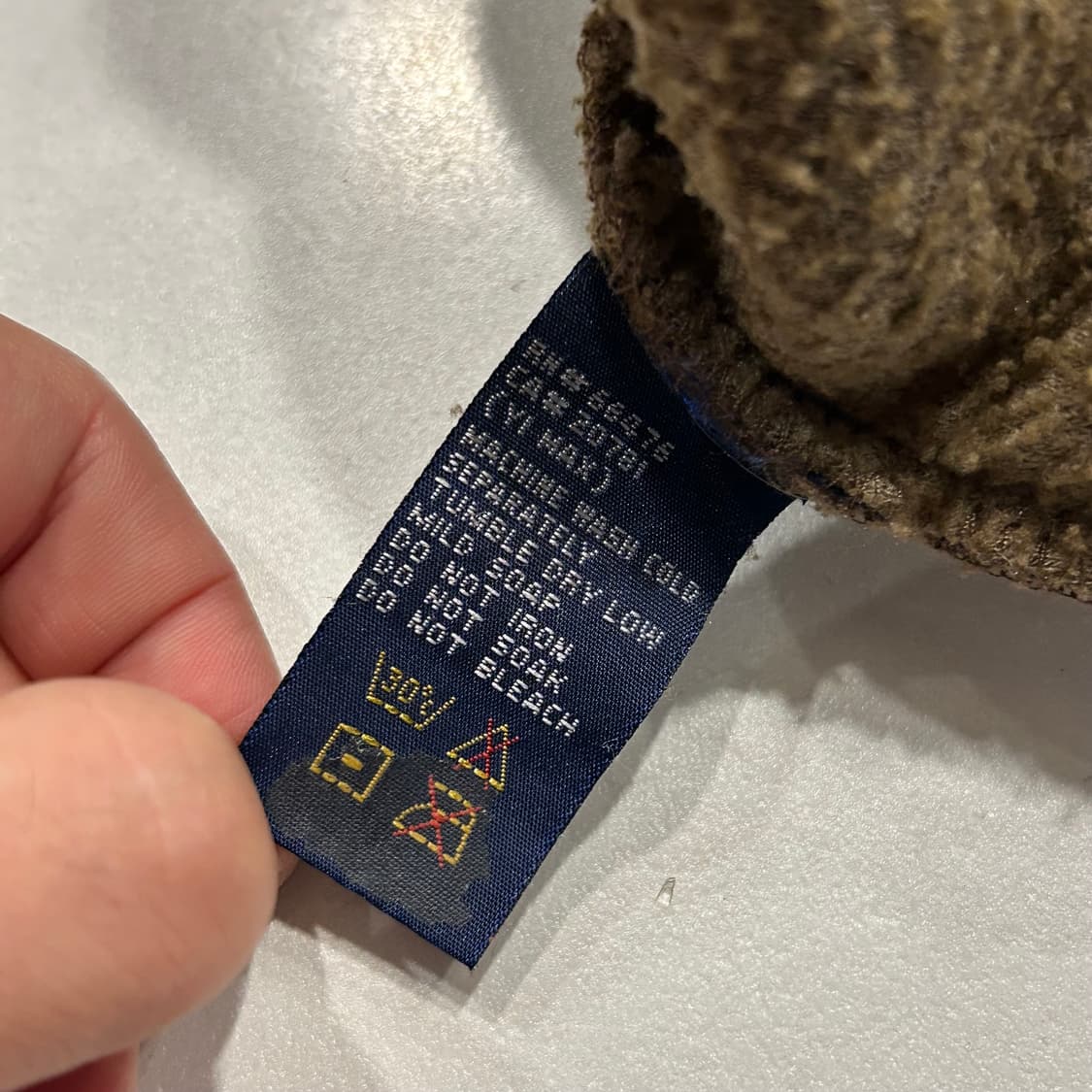 [M] 타미힐피거 올드스쿨 하프집업 플리스 브라운 상품이미지6