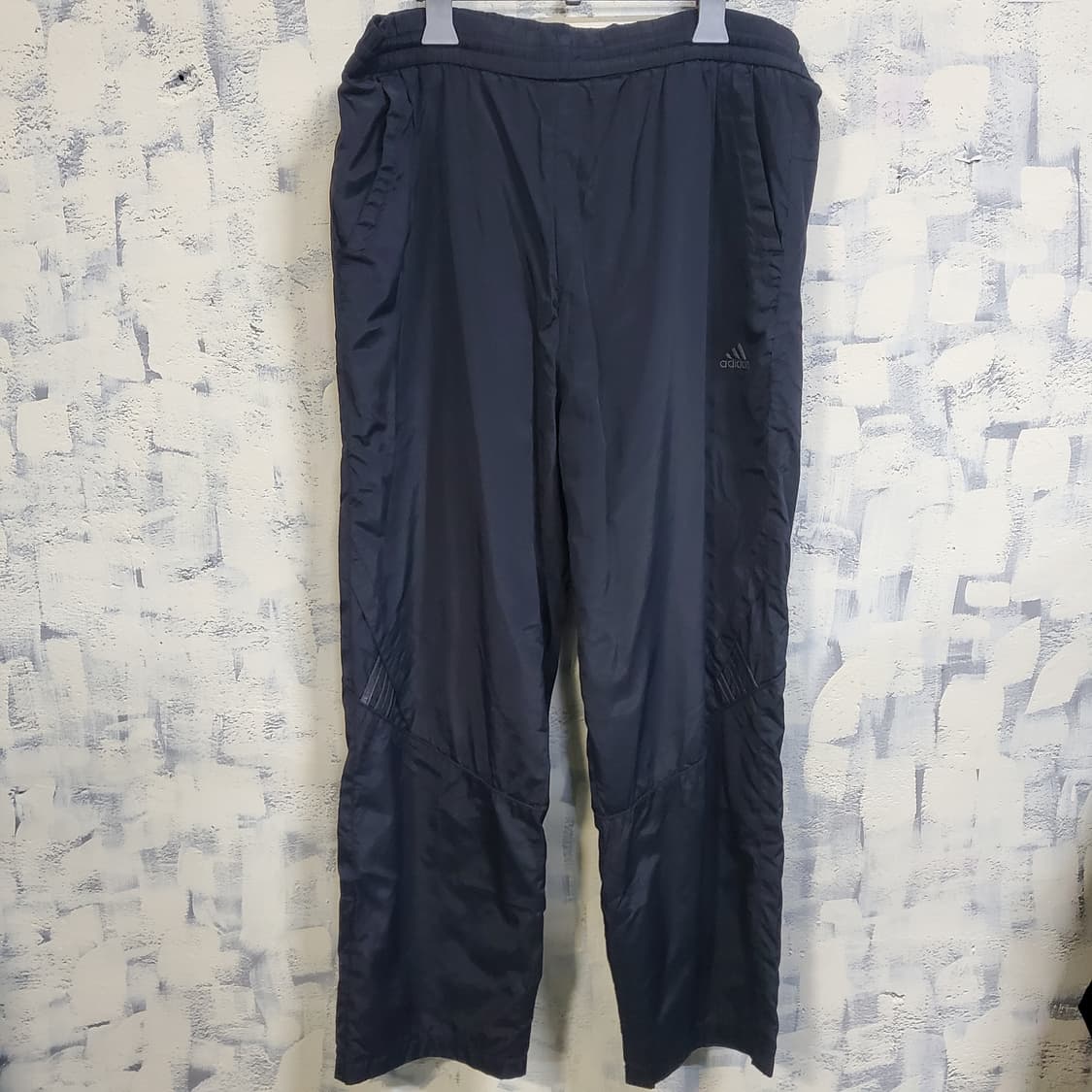 아디다스 블랙 우븐 트레이닝 바지 상품이미지1