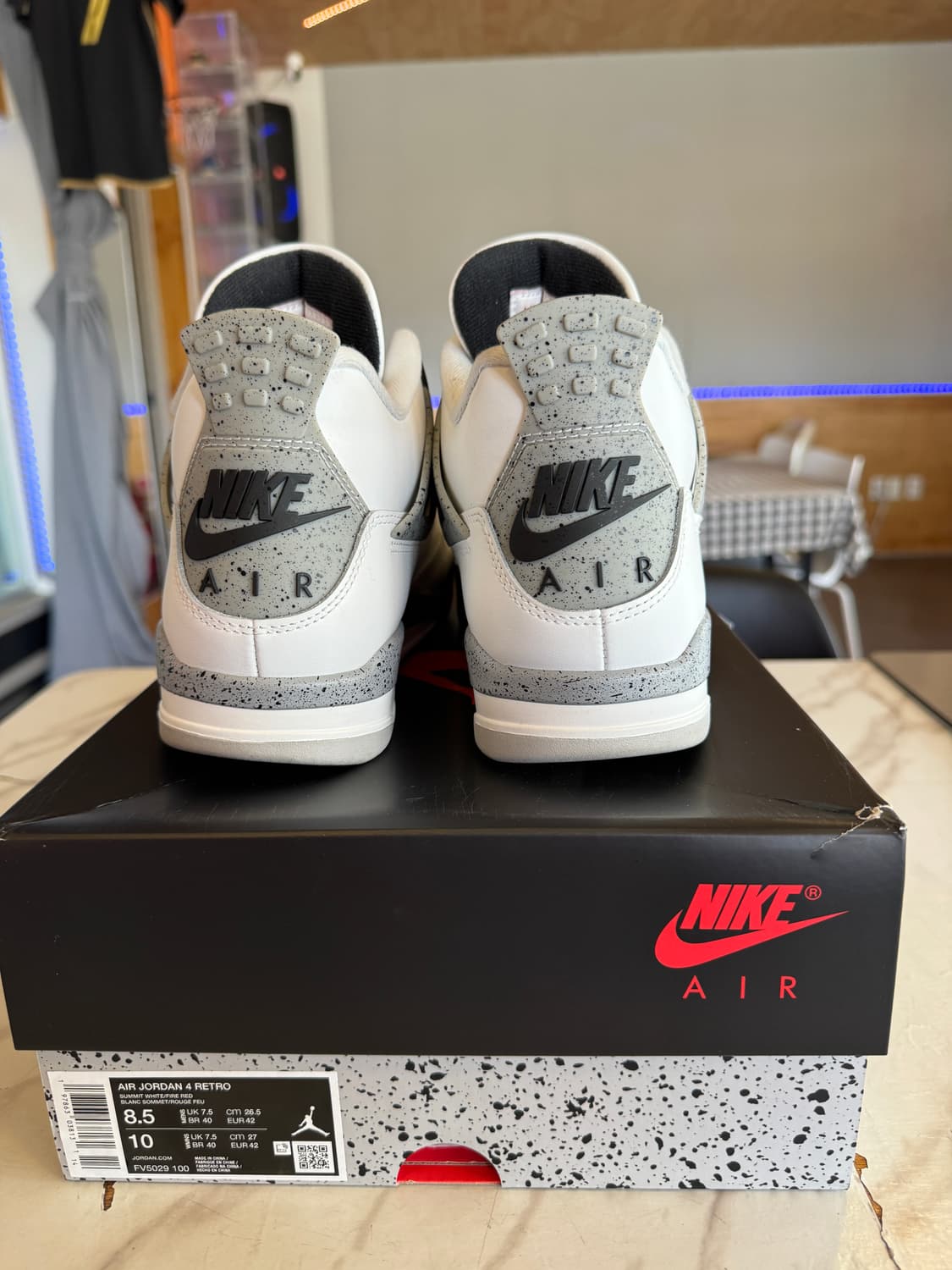 조던4 레트로 OG 화이트 시멘트(2025) 265 팝니다 상품이미지5